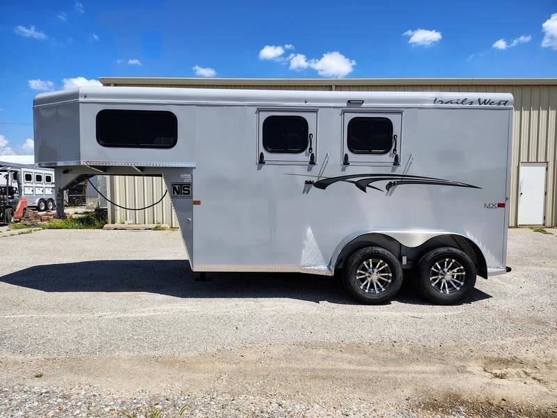 2026 Trails West 2 Horse Gooseneck Trailer