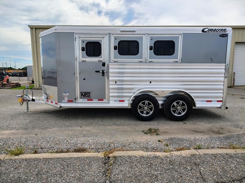 2026 Cimarron 3 horse bumper pull trailer