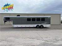 2023 4 horse Shadow 4 Horse Gooseneck Trailer