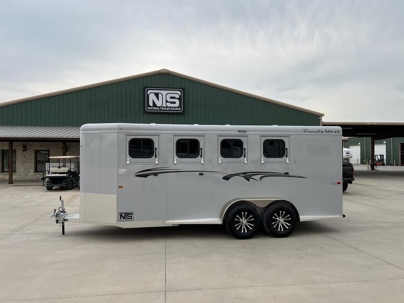 2026 Trails West 4 Horse Bumper Pull Trailer