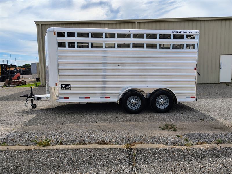 2025 Bar-M 16' Livestock Bumper Pull Trailer