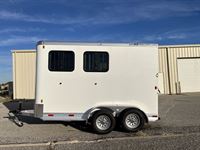 2025 2 horse Bar-M 2 Horse Bumper Pull Trailer