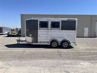 2025 2 horse Cimarron 2 Horse Bumper Pull Trailer