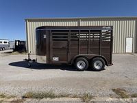 2026 2 horse Delta 2 Horse Bumper Pull Trailer