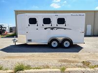 2026 3 horse Trails West 3 Horse Bumper Pull Trailer