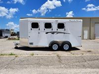 2026 3 horse Trails West 3 Horse Bumper Pull Trailer