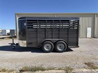 2026  horse Delta 14' Livestock Bumper Pull Trailer