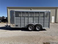 2026  horse Delta 16' Livestock Bumper Pull Trailer