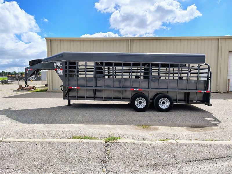 2025 Big Bend 20' livestock gooseneck trailer