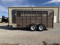 2026 Stock horse Delta 16' Livestock Bumper Pull Trailer