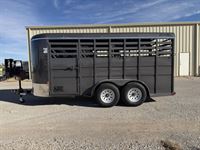 2026 3 horse Delta 3 Horse Bumper Pull Trailer
