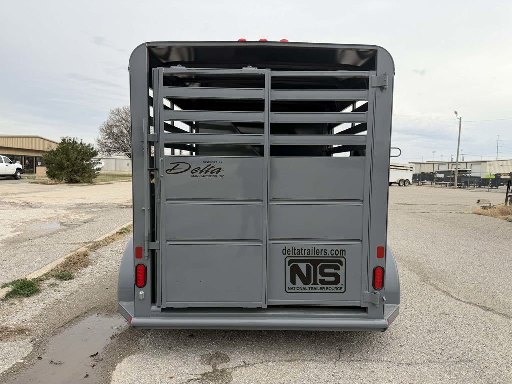 2026 Delta 2 horse bumper pull trailer
