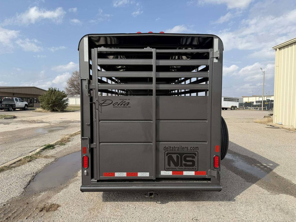 2026 Delta 20' livestock gooseneck trailer