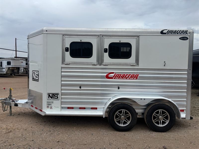 2024 Cimarron 2 Horse Bumper Pull Trailer