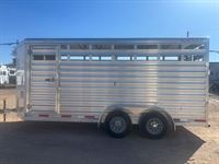 2024 Stock horse Exiss 16' Livestock Bumper Pull Trailer