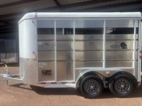 2025 2 horse Maverick 2 Horse Bumper Pull Trailer