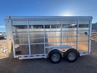 2025 3 horse Maverick 3 Horse Bumper Pull Trailer
