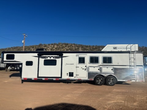 2026 Bison ranger 3 horse side load 15' living quarters