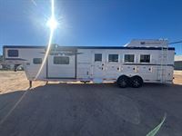 2026 4 horse Bison Silverado 4 Horse 13' Living Quarters