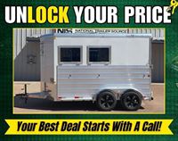 2024 2 horse Bar-M 2 Horse Bumper Pull Trailer