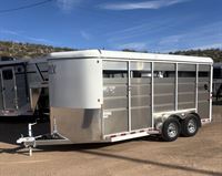 2026 3 horse Maverick 3 Horse Bumper Pull Trailer