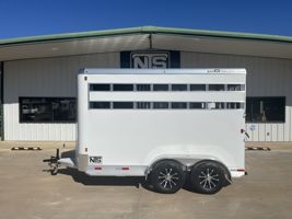 2026 2 horse Bar-M 2 Horse Slant Load Bumper Pull Trailer