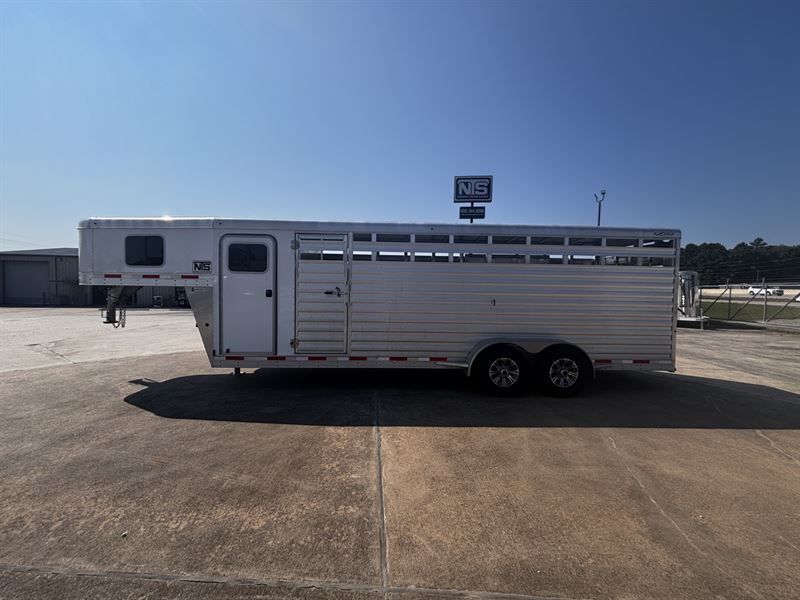 2022 Exiss 24' Livestock Gooseneck Trailer