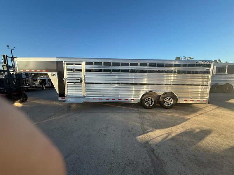 2026 Cimarron 24' livestock gooseneck trailer