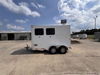 2025 2 horse Bar-M 2 Horse Bumper Pull Trailer