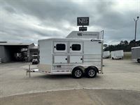2025 2 horse Cimarron 2 Horse Bumper Pull Trailer