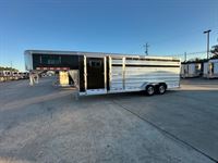2026 Stock horse Cimarron 24' Livestock Gooseneck Trailer