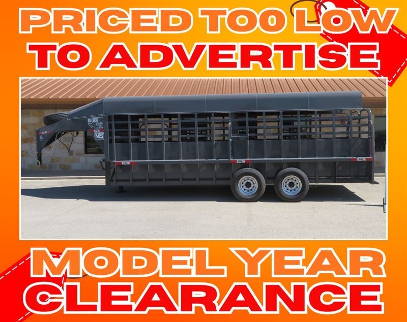 2024 Big Bend 20' Livestock Gooseneck Trailer