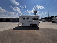 2026 2 horse Trails West 2 Horse Straight Load Bumper Pull Trailer