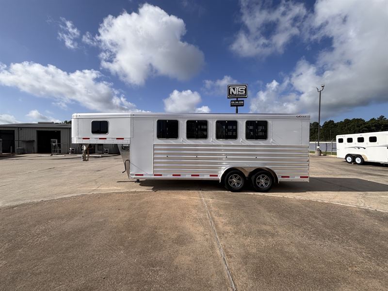 2025 Exiss 4 Horse Gooseneck Trailer