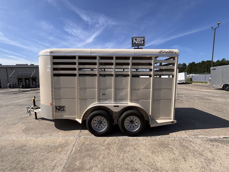 2025 Delta 14' Livestock Bumper Pull Trailer