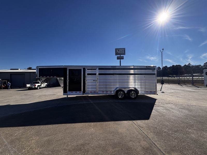 2026 Cimarron 24' livestock gooseneck trailer