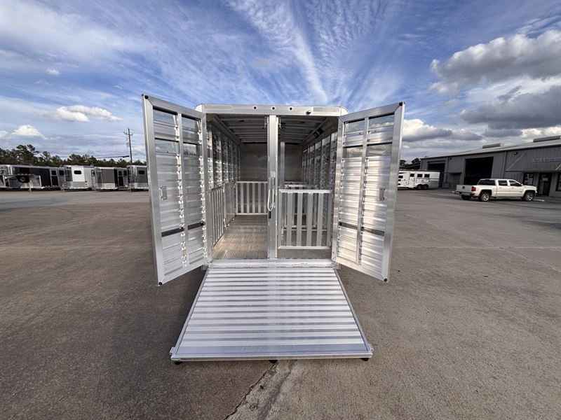 2026 Exiss 6 pen livestock bumper pull trailer