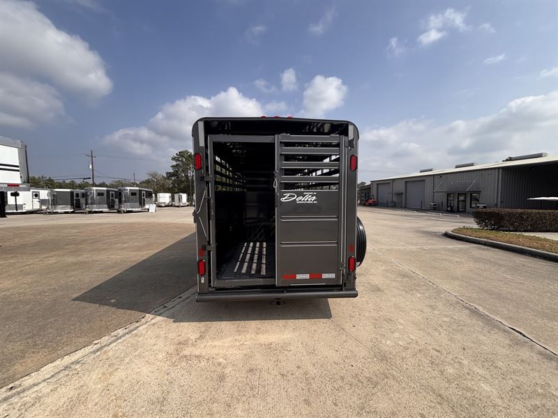 2026 Delta 24' livestock gooseneck trailer