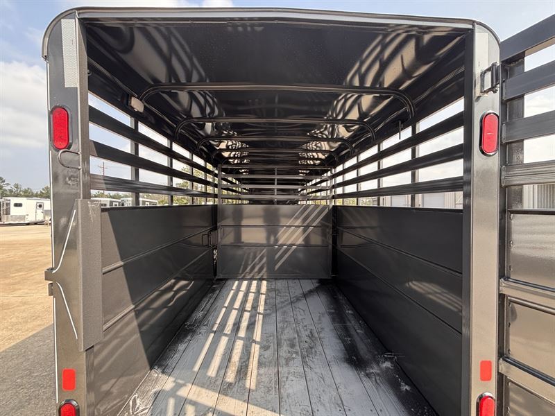 2026 Delta 24' livestock gooseneck trailer