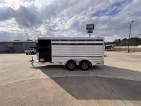 2026 Stock horse Exiss 6 Pen Livestock Bumper Pull Trailer