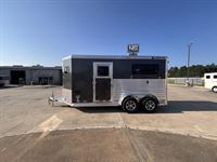 2026 2 horse Cimarron 2 Horse Straight Load Bumper Pull Trailer