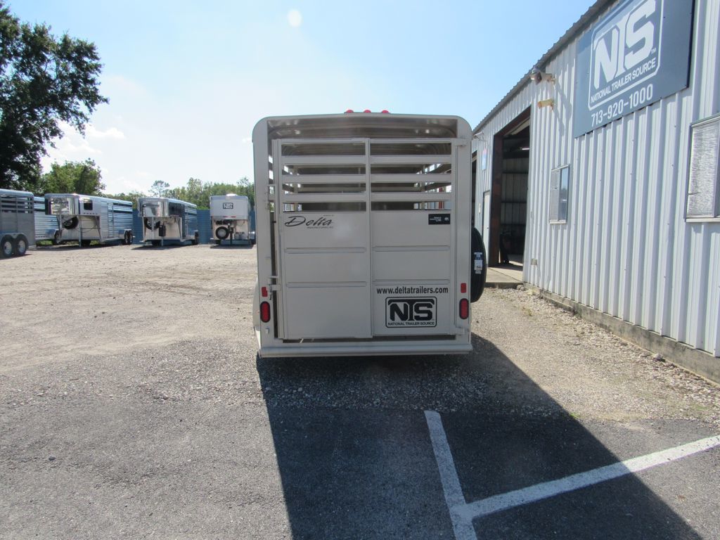 2026 Delta 16' livestock bumper pull trailer