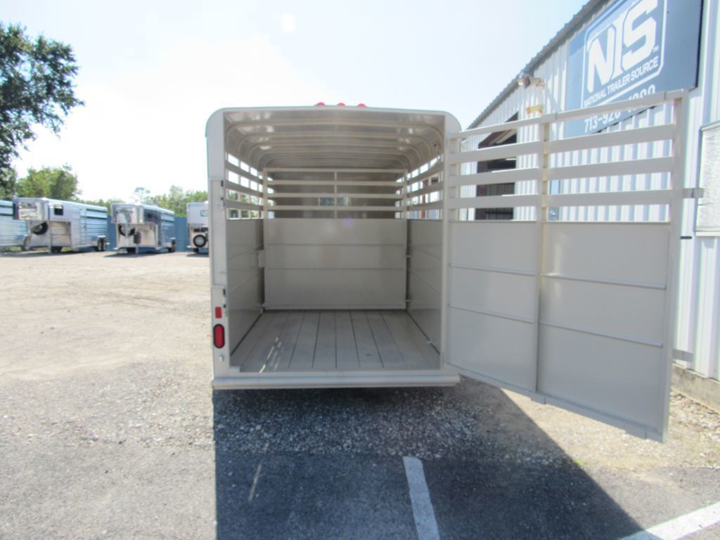 2026 Delta 16' livestock bumper pull trailer