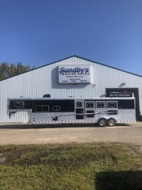 2020 4 horse Elite Trailers 8413  Sideload