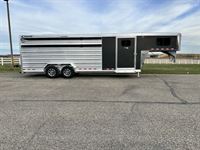 2026 Stock horse Cimarron Trailers 7'x 24' Lonestar GN