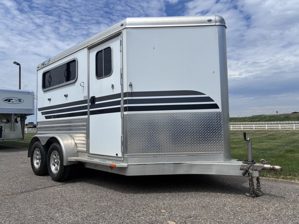 2018 4-star 2 horse slant load bumper pull