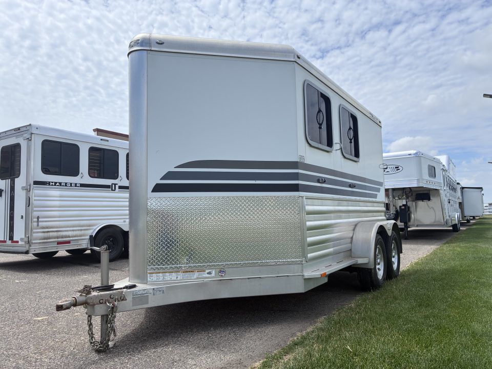 2018 4-star 2 horse slant load bumper pull