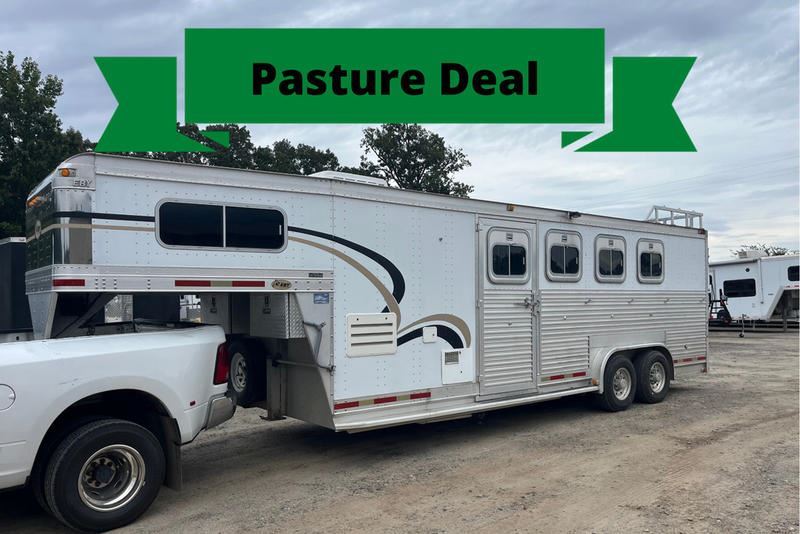 2003 Eby 4 Horse Gooseneck Trailer with 6' Weekender