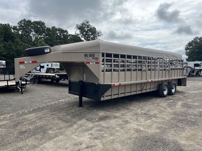 2025 Big Bend 24' Livestock Gooseneck Trailer