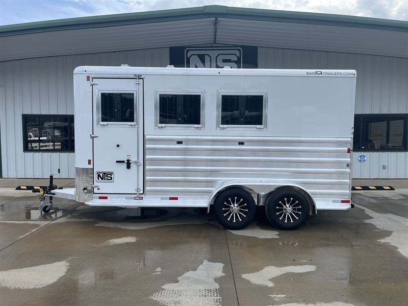 2025 Bar M 3 Horse Bumper Pull Trailer